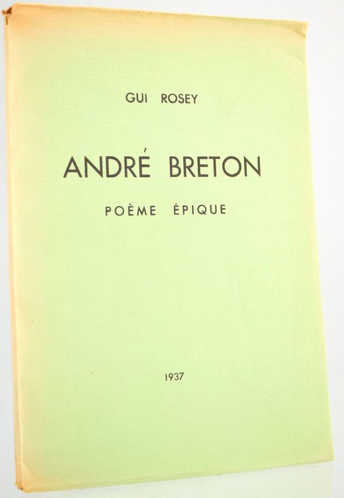 Poemario "André Betron poeme épique" (1937), de Gui Rosey